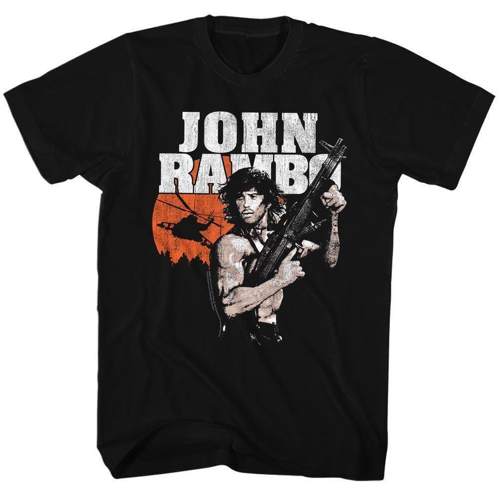 Rambo Chopper Silhouette T Shirt